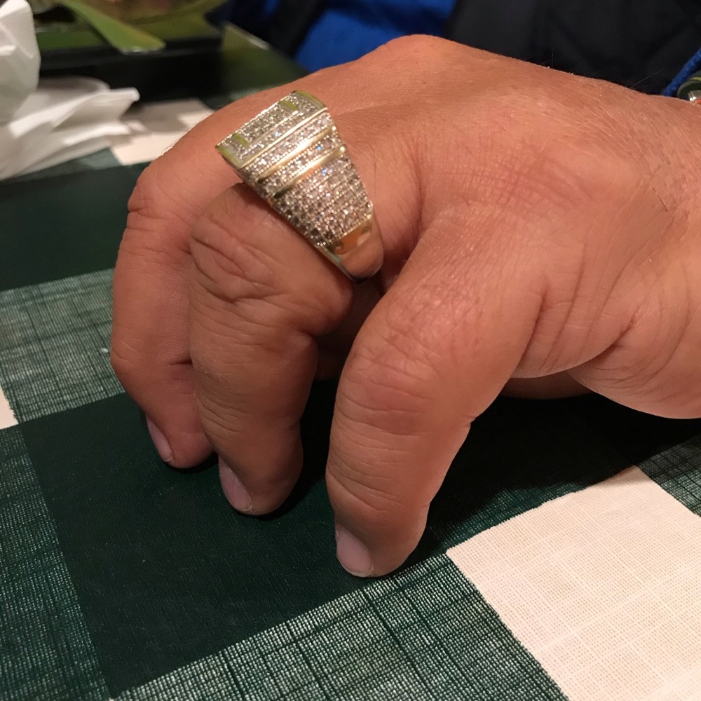 ‼️SOLD‼️ New! Men’s two tone sterling silver ring. - Picture 6 of 7